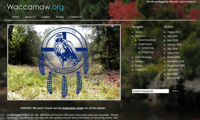 waccamaw.org, 2016